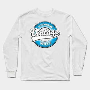 Wiltz luxembourg vintage style logo Long Sleeve T-Shirt